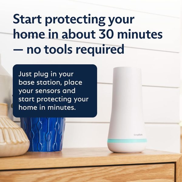 SimpliSafe 9 Piece Wireless Home Security System w/HD Camera - Optional 24/7 Professional Monitoring - No Contract - Compatible with Alexa and Google Assistant - Image 2