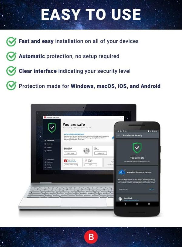 Bitdefender Total Security - 10 Devices | 2 year Subscription | PC/MAC |Activation Code by email - Image 2