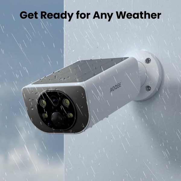 Security Cameras Wireless Outdoor-2.4Ghz WiFi Home Security Cameras with built-in Solar Panel, 2K Color Night Vision, Cloud Storage (optional), PIR Detection, Waterproof, Works with Alexa, S1 2P - Image 5