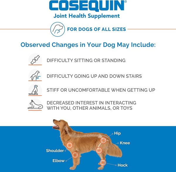 Nutramax Laboratories Cosequin Maximum Strength Joint Health Supplement for Dogs - With Glucosamine, Chondroitin, and MSM, 132 Chewable Tablets - Image 5