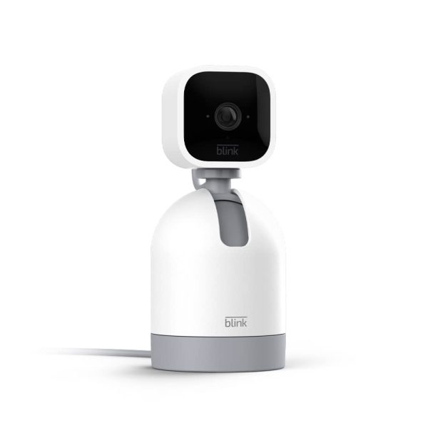 Blink Mini Pan-Tilt Camera (newest model), Rotating indoor plug-in smart security camera, two-way audio, HD video, motion detection, Works with Alexa (White) - Image 2