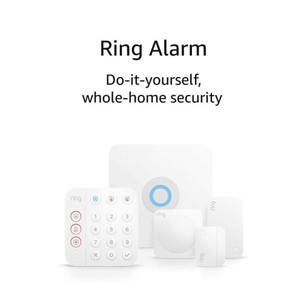 Ring Alarm 5-Piece Kit - home security system with 30-day free Ring Home subscription