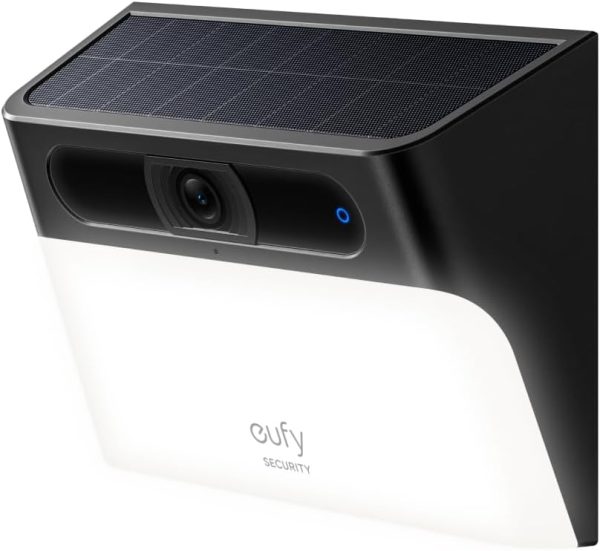 eufy Security Solar Wall Light Cam S120, Solar Security Cameras Wireless Outdoor, 2K Camera, Forever Power, Motion Activated Light, AI Detection, IP65 Waterproof, Spotlight, No Monthly Fee