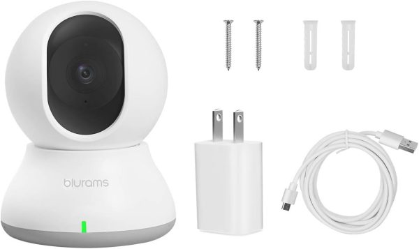 blurams Indoor Camera 2K, 5G&2.4GHz Security Camera, 360° Pet Camera for Home Security w/Motion Tracking, Phone App, 2-Way Audio, IR Night Vision, Siren, Works with Alexa & Google Assistant - Image 9