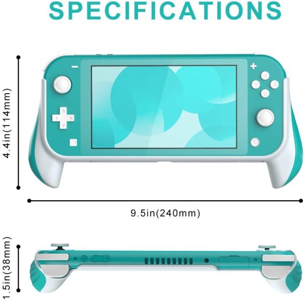 Grip Case for Nintendo Switch Lite,Hand Grips Handles Ergonomic Protective Case,Accessories Compatible with Nintendo Switch Lite (Green) - Image 5