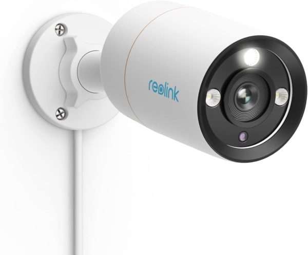 REOLINK 12MP PoE IP Camera Outdoor, Bullet Surveillance Cameras for Home Security, Smart Human/Vehicle/Pet Detection, 700lm Color Night Vision, Two Way Talk, Up to 256GB microSD Card, RLC-1212A