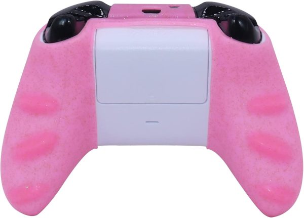 ROTOMOON Glitter Silicone Controller Skins for Xbox One with 8 Thumb Grips, Sweat-Proof Anti-Slip Controller Cover Skin Protector Compatible with Xbox One S/X Controller - Image 3