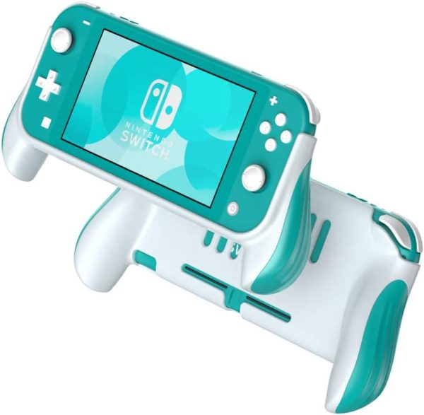 Grip Case for Nintendo Switch Lite,Hand Grips Handles Ergonomic Protective Case,Accessories Compatible with Nintendo Switch Lite (Green)