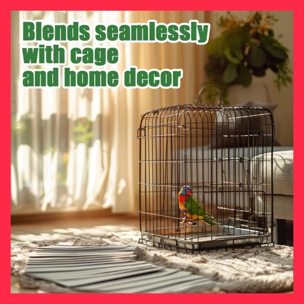 HASHI Bird Cage Liner - 120 Disposable Sheets, 31" x 21.5", 5.5 lb - Made from Acid-Free Newsprint. Non-Toxic for Birds, Ideal for Packing, Pet Cages, Crafts, Shipping, and Moving. Easy to Clean - Image 3