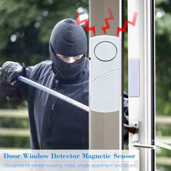 Door Window Alarm, Burglar Alarm, Home Security Magnetic Sensor Anti-Theft Alarm (Home Alarm (12 pcs)) - Image 2