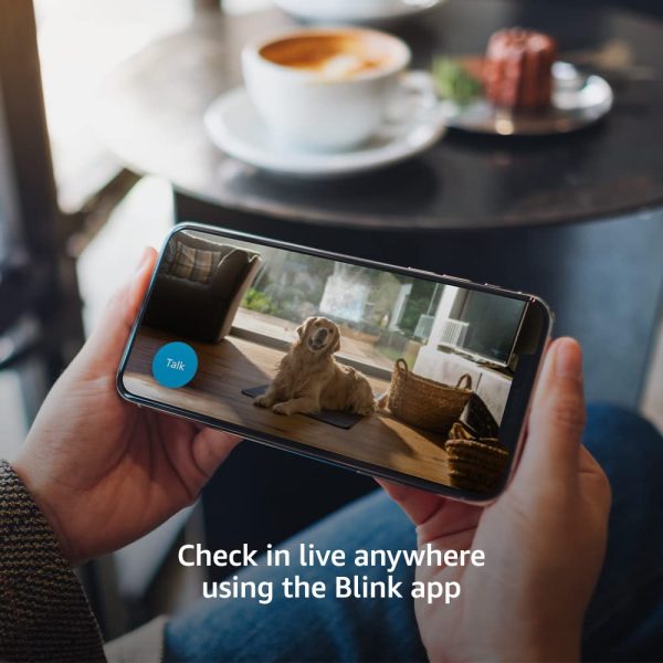 Blink Mini (newest model), Compact indoor plug-in smart security camera, 1080p HD video, night vision, motion detection, two-way audio, easy set up, Works with Alexa – 2 cameras (Black) - Image 4