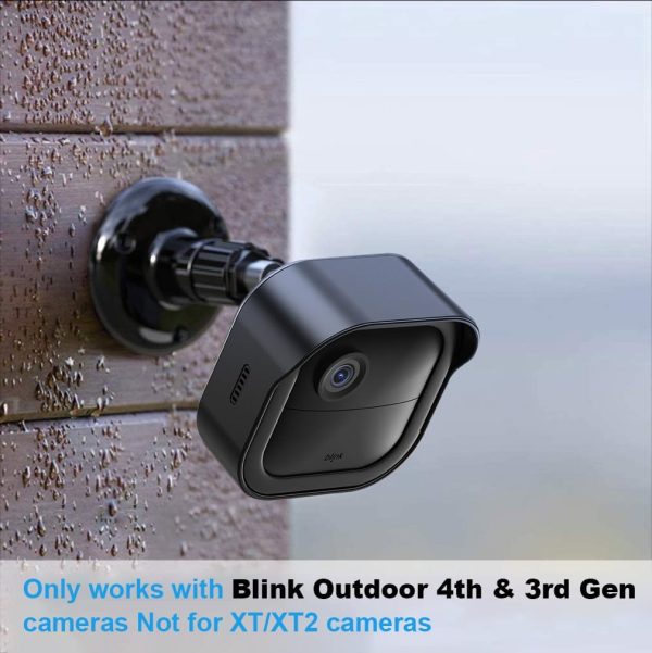 All-New Blink Outdoor Camera Surveillance Mount, 8 Pack Weatherproof Protective Housing and 360 Degree Adjustable Mount for Blink Outdoor 4th & 3rd Gen Camera,Black(Blink Camera is Not Included) - Image 4