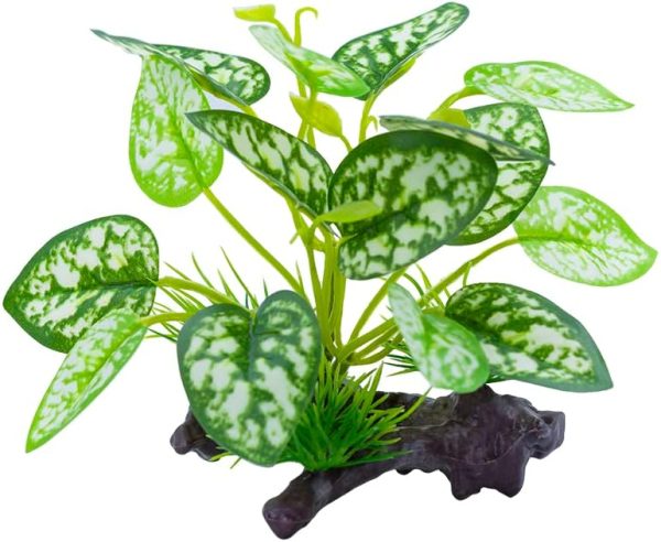 Reptile Artificial Plants, Terrarium Plants Decorations Supplies, Amphibian Habitat Hideout Tank Accessories, Rainforest Ground Plant - Image 5