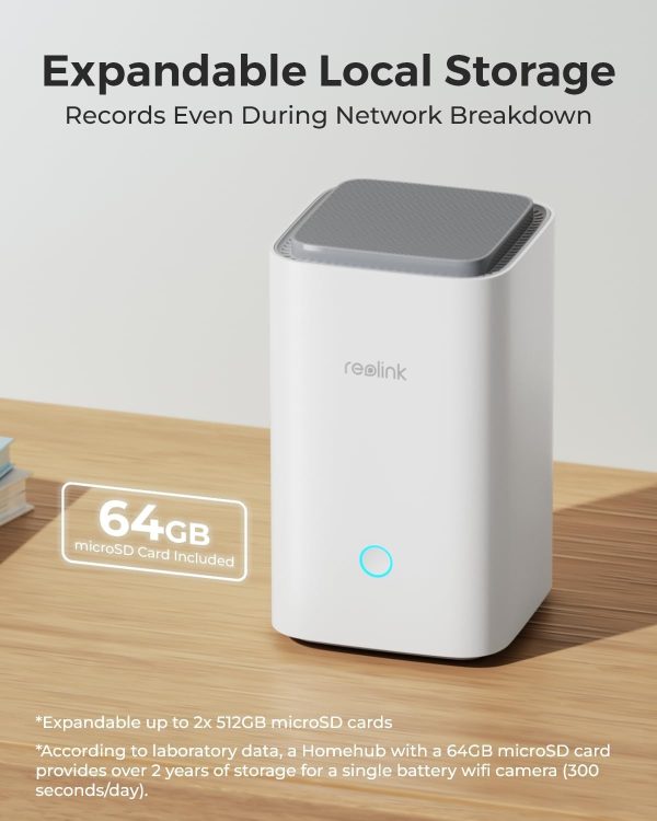 Reolink Home Hub, Home Security Systems, Expandable Local Storage, 2.4/5GHz Wi-Fi 6, UP to 16MP Motion Recording & Playback, Encryption Algorithm, 64GB microSD Card Included, No Monthly Fee - Image 7