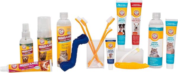 Arm & Hammer for Pets Tartar Control Kit for Dogs | Contains Toothpaste, Toothbrush & Fingerbrush | Reduces Plaque & Tartar Buildup | Safe for Puppies, 3-Piece , Beef Flavor - Image 8