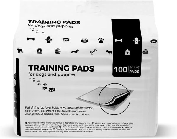 BV Puppy Pads Leak-Proof 100 Count 22"x 22" | Pee Pads for Dogs Quick Absorb 6-Layer- Dog Pee Pads- Dog Pads 100 Pack- Potty Pads for Dogs- Puppy Pee Pads, Pee Pad Training Pads for Dogs, Pet Pee Pads - Image 7