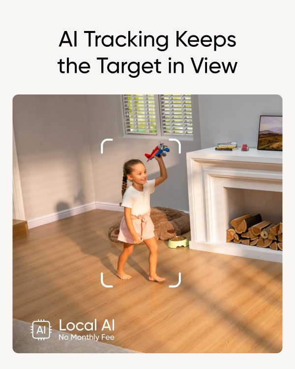 eufy Security Indoor Cam S350, Dual Cameras, 4K UHD Security Camera with 8× Zoom, 360° Camera, Baby Monitor, Pet Camera, Human/Pet Detection, AI Tracking, 2.4G/5G Wi-Fi, Plug in - Image 4
