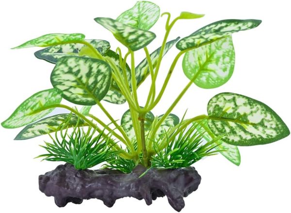 Reptile Artificial Plants, Terrarium Plants Decorations Supplies, Amphibian Habitat Hideout Tank Accessories, Rainforest Ground Plant - Image 4