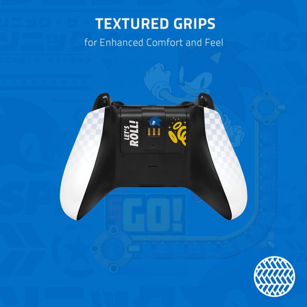 Razer Limited Edition Xbox Series X|S and Xbox One Controller with Charging Stand – Sonic the Hedgehog - Image 5