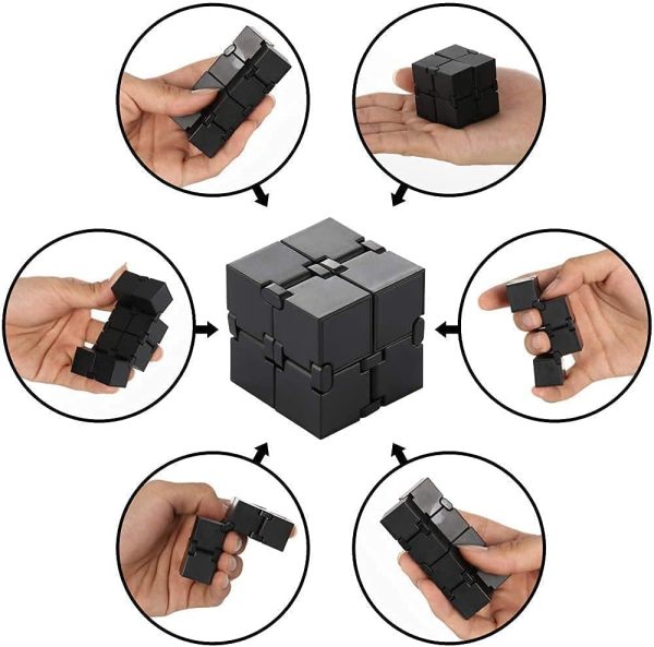 Infinity Cube Sensory Fidget Toy, EDC Fidgeting Game for Kids and Adults, Cool Mini Gadget Best for Stress and Anxiety Relief and Kill Time, Unique Idea That is Light on The Fingers and Hands - Image 6