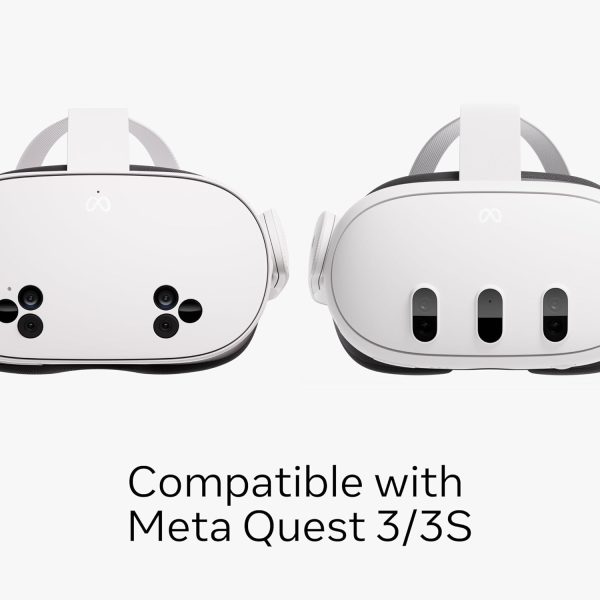 Meta Quest Compact Charging Dock — Works with Meta Quest 3/3S — Extended Headset Charging Cable — Wireless Charging for Touch Plus Controllers - Image 6