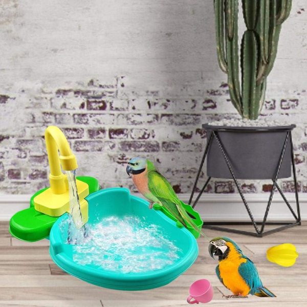 Petlex Bird Bath for Cage, Bird Bath Fountains Indoor, Parrot Automatic Bathing Box Bird Bath Shower Accessories Bird Toys for Parakeets, Budgie, Cockatiel, Conure and Small Birds - Image 4