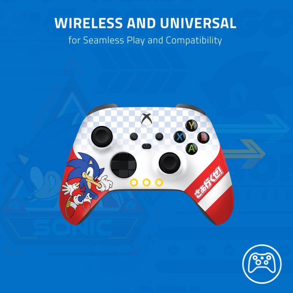 Razer Limited Edition Xbox Series X|S and Xbox One Controller with Charging Stand – Sonic the Hedgehog - Image 3