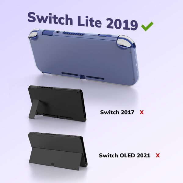 Younik Switch Lite Case, Portable Switch Lite Carrying Case, 14 in 1 Accessories Kit with Carrying Case, Protective Cover, Game Card Case, Screen Protectors, Thumb Grips, Pendant and straps (Purple) - Image 7