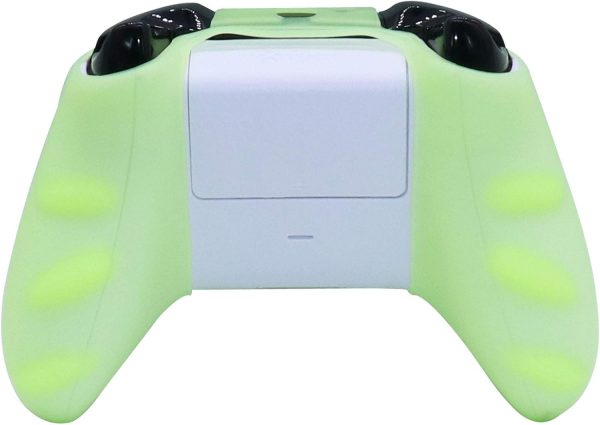 RALAN Controller Cover Silicone, Silicone Controller Cover Skin Protector in Dark Compatible for Xbox Ones Controller (Black Pro Thumb Grip x 8,Cat + Skull Cap Cover Grip x 2) Visit The RALAN Store - Image 3