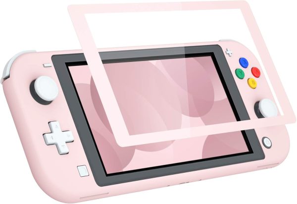 eXtremeRate Cherry Blossoms Pink DIY Replacement Shell for Nintendo Switch Lite, NSL Handheld Controller Housing with Screen Protector, Custom Cover for Nintendo Switch Lite [Console NOT Included] - Image 8