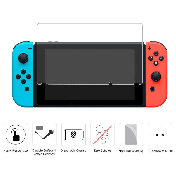 Diocall Deluxe Carrying Case Compatible with Nintendo Switch and Switch OLED 2021, Travel Bag Fit Switch Pro Controller - Image 5