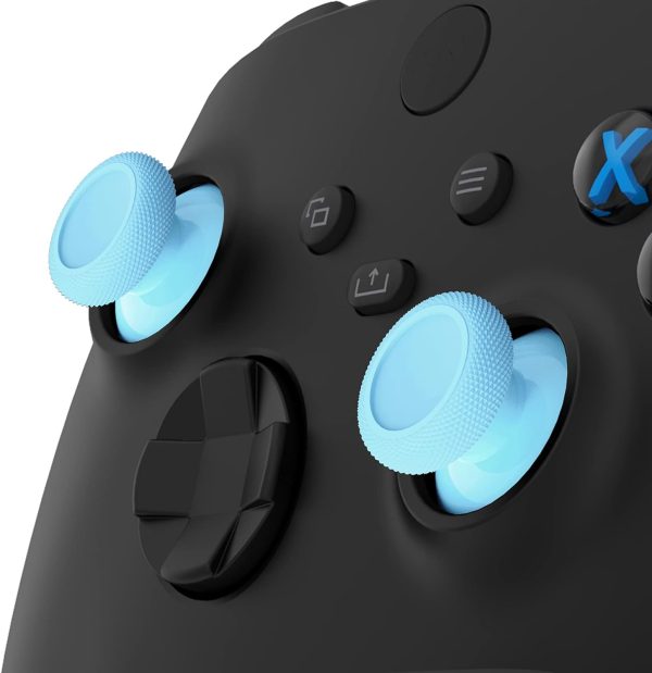 eXtremeRate Replacement Thumbsticks for Xbox Series X & S Controller, Joysticks Repair Kit for Xbox Wireless Controller, Custom Analog Stick Buttons for Xbox One S/X/Elite Controller - Heaven Blue - Image 3