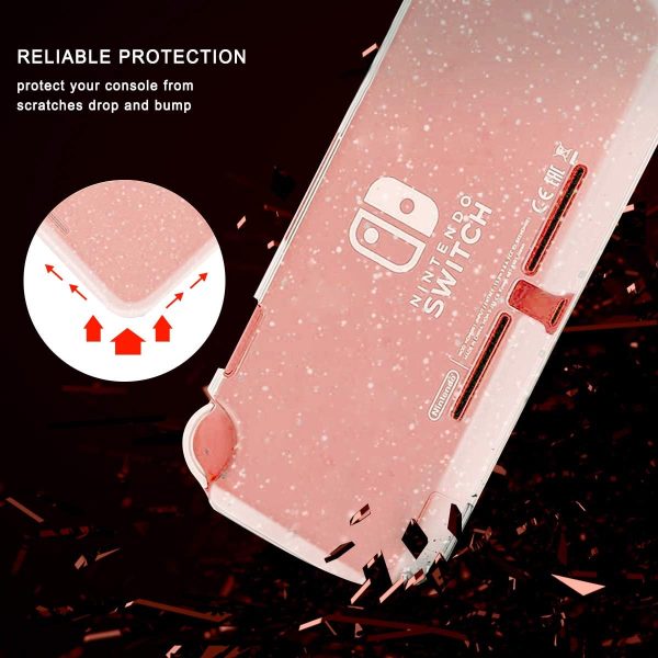 Protective Case, Liquid Crystal Glitter Bling Soft TPU Cover with Shock-Absorption and Anti-Scratch Protective Case-for Nintendo Switch Lite 2019 - Image 3