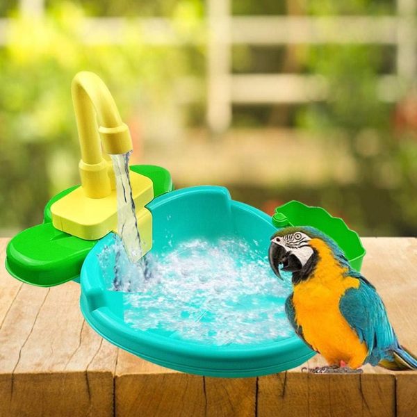 Petlex Bird Bath for Cage, Bird Bath Fountains Indoor, Parrot Automatic Bathing Box Bird Bath Shower Accessories Bird Toys for Parakeets, Budgie, Cockatiel, Conure and Small Birds - Image 6