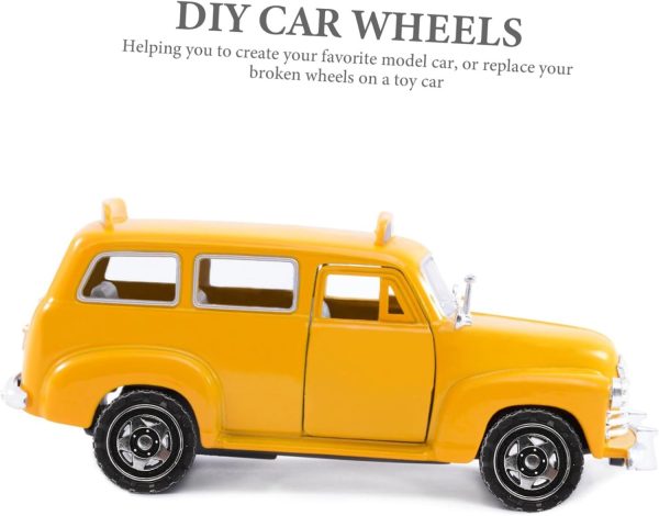 150 Pcs Toy Tire Accessories Replacement Car Wheels Car Wheels Toys Playthings Science Project Wheels Car Assemble Wheels Toy Wheel Tires Small Wheels Plastic - Image 9