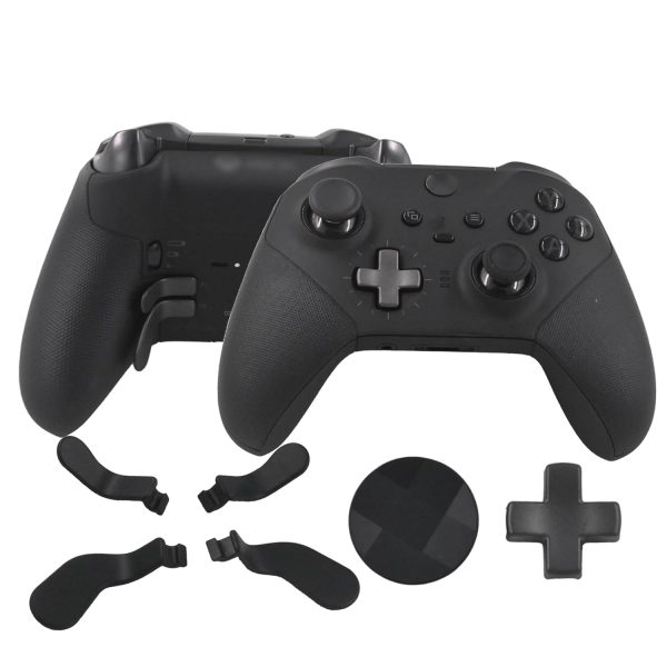 CaoXiong 6 PCS Metal Paddles for Xbox Elite Series 2,Elite 2 Core Controller D Pads for Xbox Elite Series 2,Replacement Accessory Kits for Xbox One Elite 2 Core Controller (Black) - Image 2