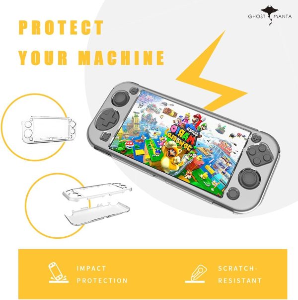 Switch Lite 12 in 1 Accessories Kit For Nintendo Switch Lite Console, Bundle Mini Charging Base, Headphone, Protective Cover case, Carry Bag, Screen Protector, Game Card Storage, Stylus, 6 Thumb Grips - Image 5