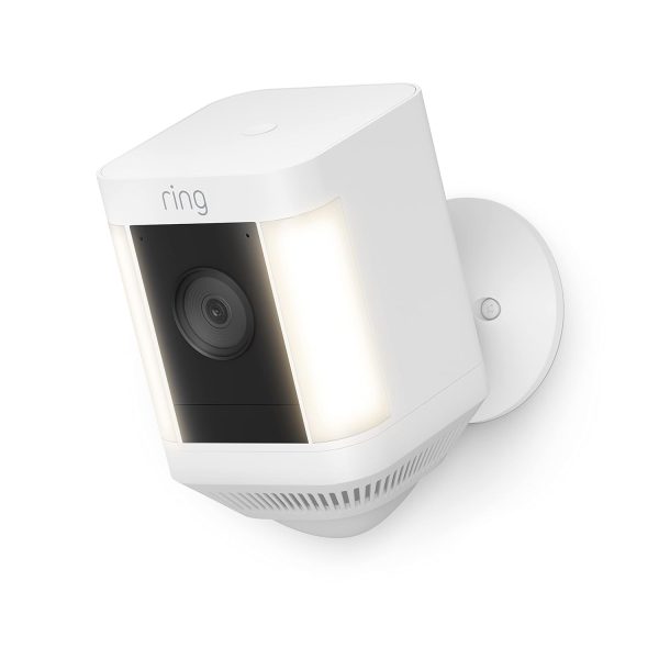 Ring Spotlight Cam Plus, Battery | Two-Way Talk, Color Night Vision, and Security Siren (2022 release) - White - Image 2