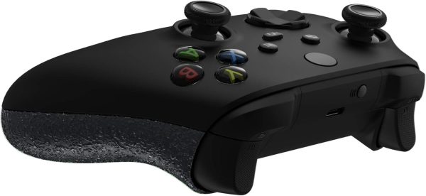 eXtremeRate Grip Cover for Xbox Series X & S Controller, Textured Black Non-Slip Back Panels Accessories, Replacement Side Rails Shell for Xbox Wireless Controller - Controller Not Included - Image 7