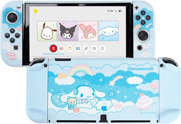 Switch Protective Case for Switch OLED,Kawaii Cartoon Protective Shell,Hard PC Slim Cover Case Compatible with Nintendo Switch OLED Console and Joy Con