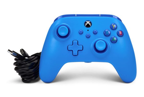 PowerA Wired Controller for Xbox Series X|S - Blue, gamepad, video game/gaming controller, works with Xbox One, Officially Licensed - Image 9