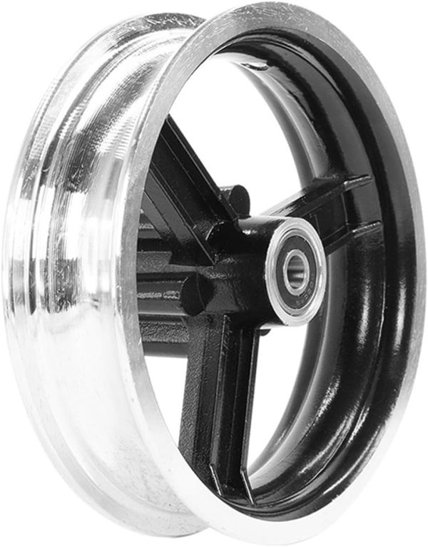 Electric scooter parts 10 Inch Aluminium Alloy Wheel Hub Rim Compatible Withr Kugoo M4 And M4 Pro Electric Scoote Front Wheel Tire Split Hubs Replacement Accessory - Image 2