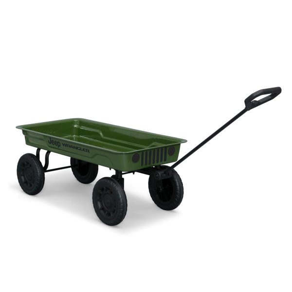 Jeep Wrangler Classic Pull Wagon by Delta Children – GREENGUARD Gold Certified, Durable Frame, 9 Inch Puncture-Proof Wheels, Great for Exploration and Play, Green - Image 12