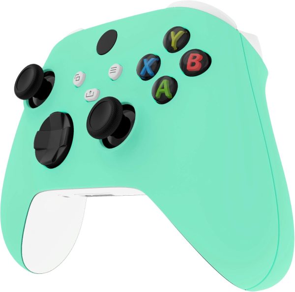 eXtremeRate Side Rails Grips Shell for Xbox Series X & S Controller, Mint Green Custom Accessories Back Panels Cover Faceplate for Xbox Core Wireless Controller [Controller NOT Included] - Image 5