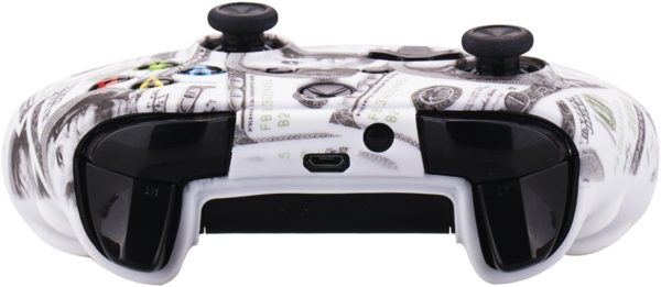 YoRHa Printing Rubber Silicone Cover Skin Case for Xbox One S/X Controller x 1(US Dollar) with PRO Thumb Grips x 8 - Image 3