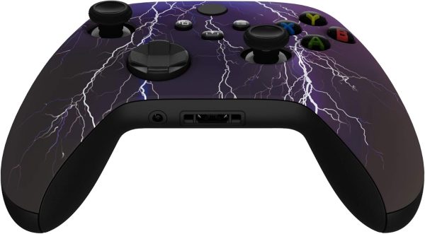 eXtremeRate Soft Touch Purple Storm Front Housing Shell Case for Xbox Series X & Xbox Series S Controller Custom Accessories - Controller NOT Included - Image 7