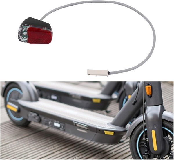 BBAUER Electric Scooter Rear Tail Light Brake Light Compatible with Ninebot Max G30D Taillight ABS Fender Mudguard Rear Warning Tail Lamp Parts - Image 4