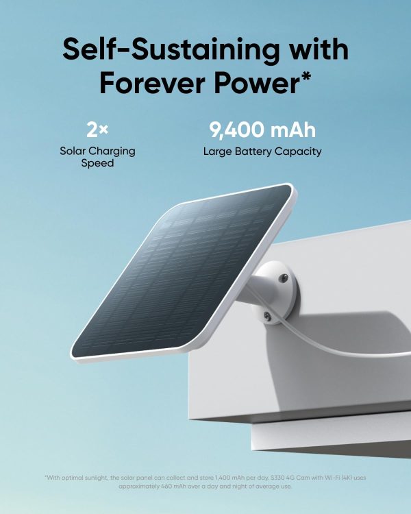 eufy Security 4G LTE Cam S330, 4K Cellular Solar Security Cameras Wireless Outdoor, Pan and Tilt, 4G and Wi-Fi Duo-Mode, AI Tracking, with SIM Card and 32GB SD Card, No WiFi, No Problem - Image 2