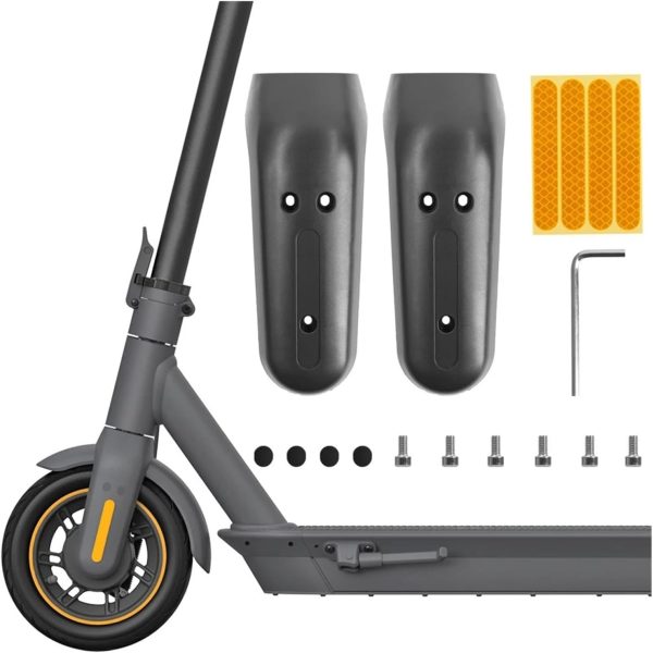 Compatible With Ninebot Max G30 G30D E-Scooter Front Fork Protection Cover Sets Front Wheel Stent Shell With Reflective Sticker Screws Parts - Image 2