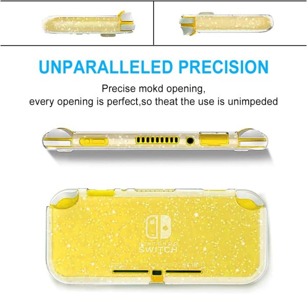 Protective Case, Liquid Crystal Glitter Bling Soft TPU Cover with Shock-Absorption and Anti-Scratch Protective Case-for Nintendo Switch Lite 2019 - Image 2